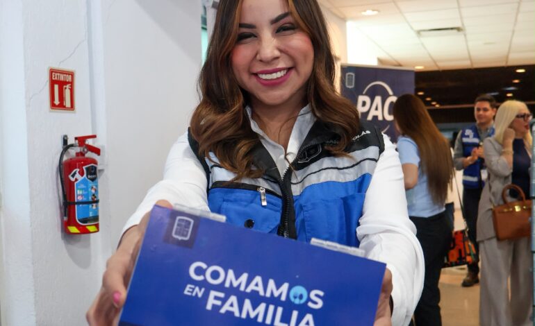 Presentan “Comamos en Familia” iniciativa para fortalecer la convivencia familiar