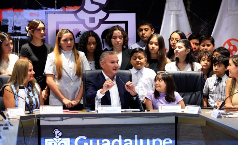Promueve Guadalupe participación infantil con el Consejo Municipal de Niñas, Niños y Adolescentes