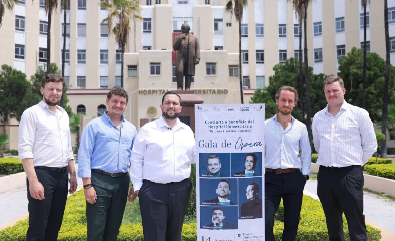 Reunirá Gala de Ópera talento internacional en apoyo al Hospital Universitario de la UANL