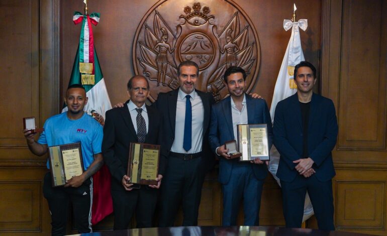 Gobierno de Monterrey reconoce a atletas con la Medalla al Mérito Deportivo “Ángel Macías Barba” 2026