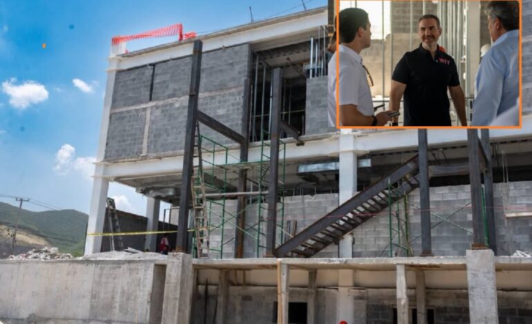 Monterrey registra un 72 % de avance en la construcción del nuevo C4 Zona Sur