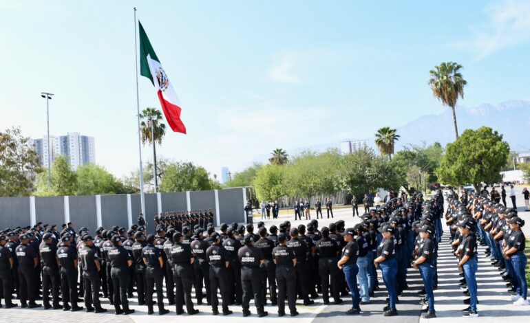Conmemora Gobierno de Monterrey seis años de la Academia de Policía