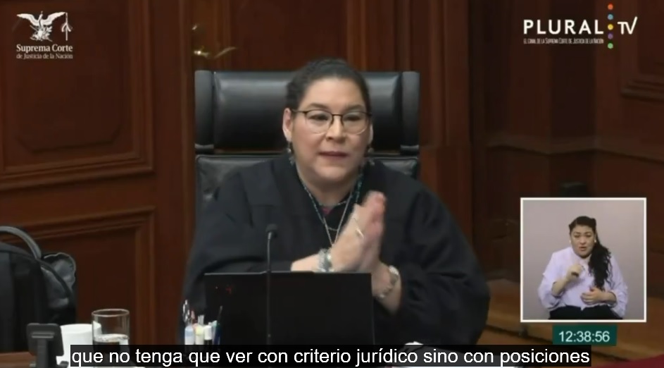 Acusa ministra Lenia Batres de que compañeros ministros no la quieren en la Corte; denuncia complot