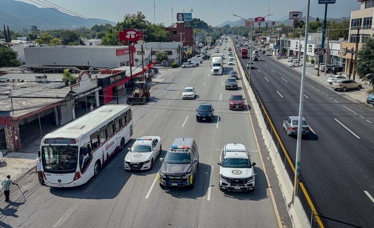 Implementa Santiago y la GN Operativos Carrusel sobre la Carretera Nacional contra correlones