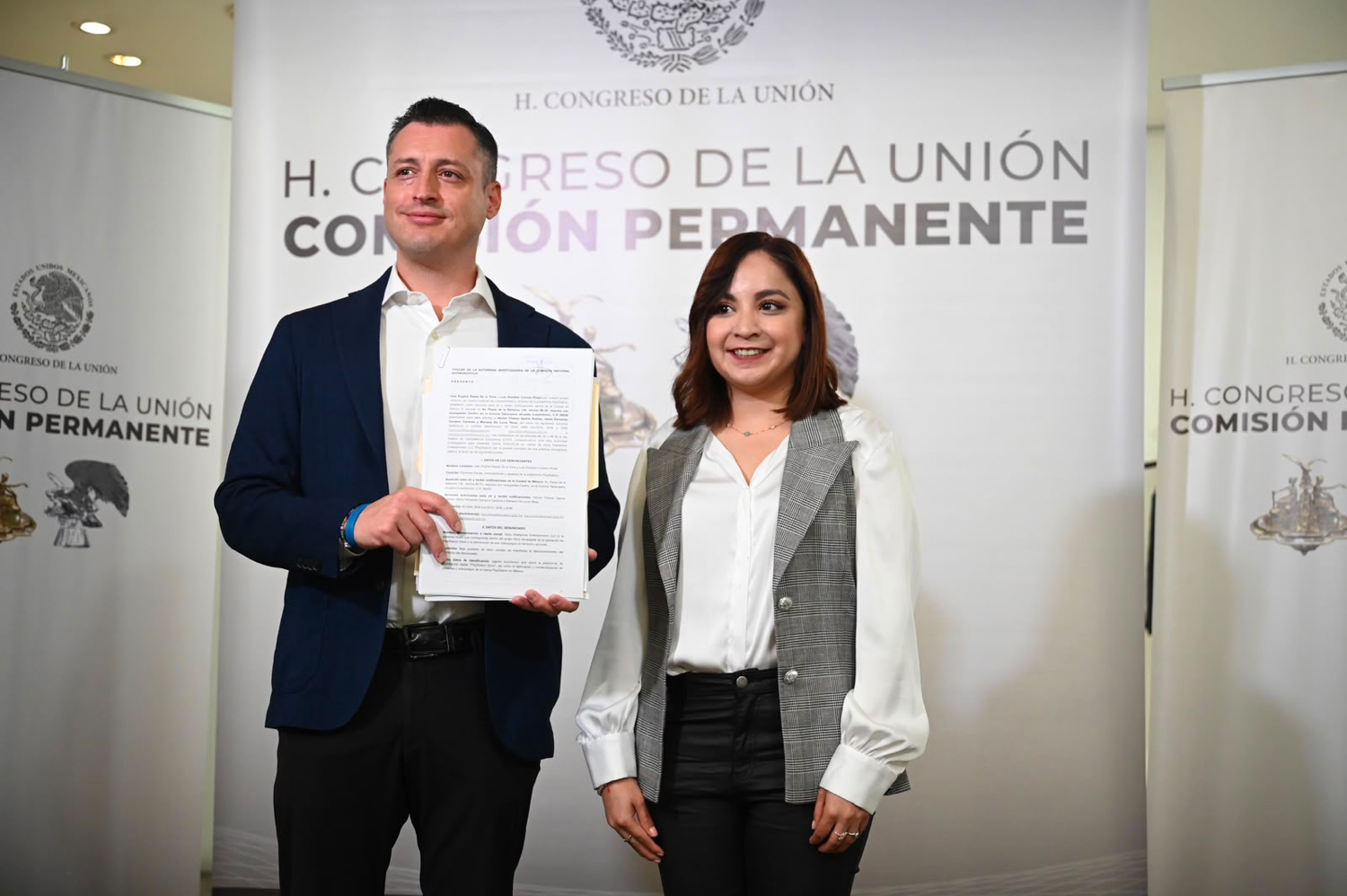 Denuncian Luis Donaldo Colosio e Iraís Reyes a Sony por presuntas prácticas monopólicas