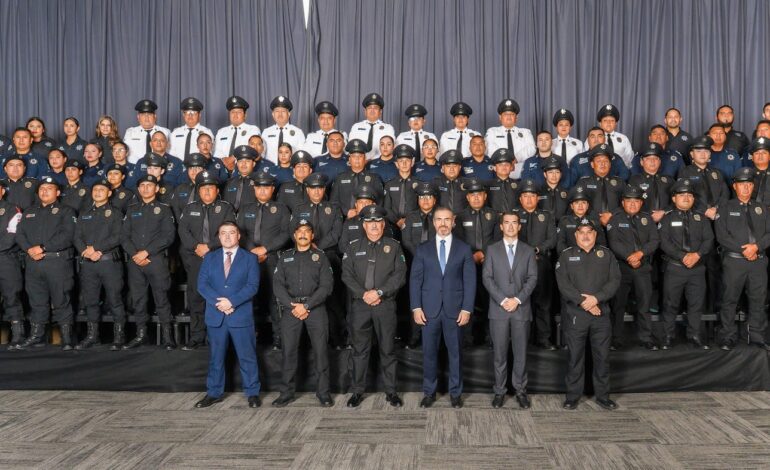 Reconoce Monterrey perseverancia y méritos de 281 elementos de seguridad