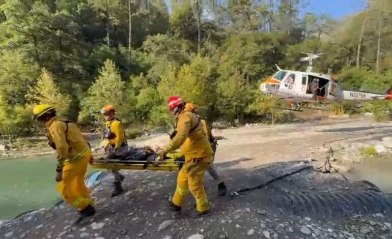 Rescata PCNL a excursionista lesionada en Matacanes