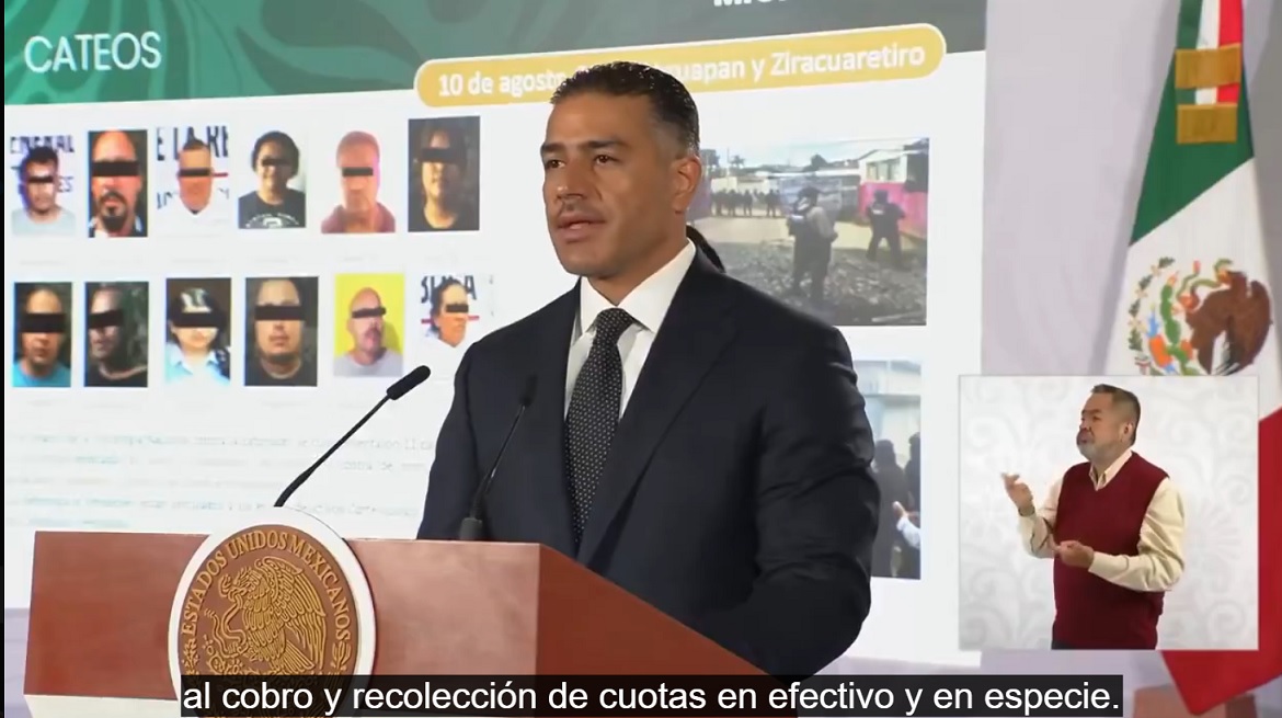 Tras apretón de EU, detienen en Michoacán a 12 personas por extorsión a aguacateros y transportistas