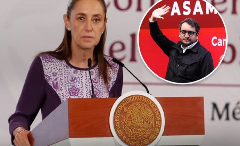 Sheinbaum ya no quiere hablar de Andy: «“No voy a hablar, ya hablé»