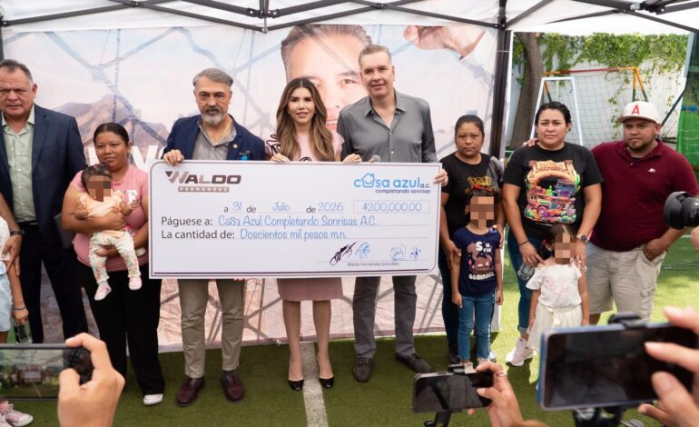Beneficiará donativo de Waldo Fernández a siete menores en Casa Azul