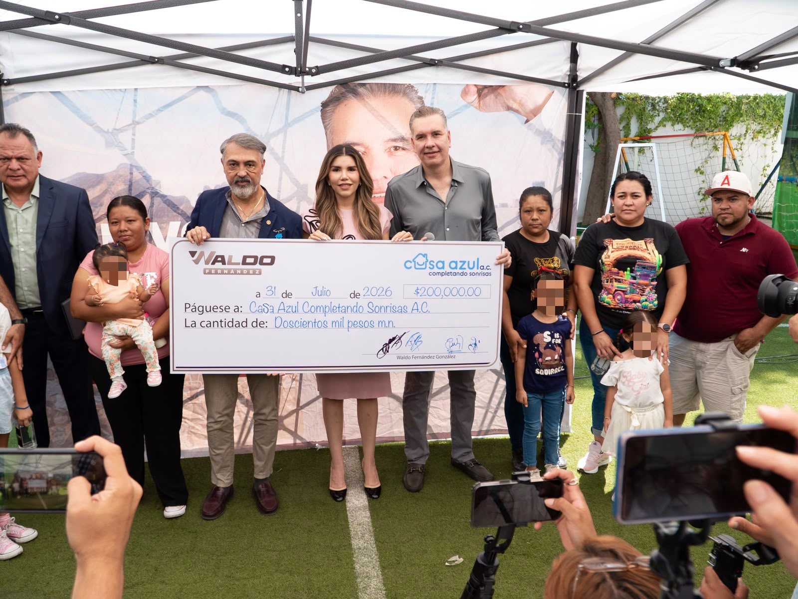Beneficiará donativo de Waldo Fernández a siete menores en Casa Azul