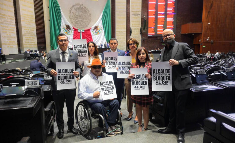 Denuncia MC en el Congreso federal a Daniel Carrillo por bloquear recursos para el DIF Nuevo León