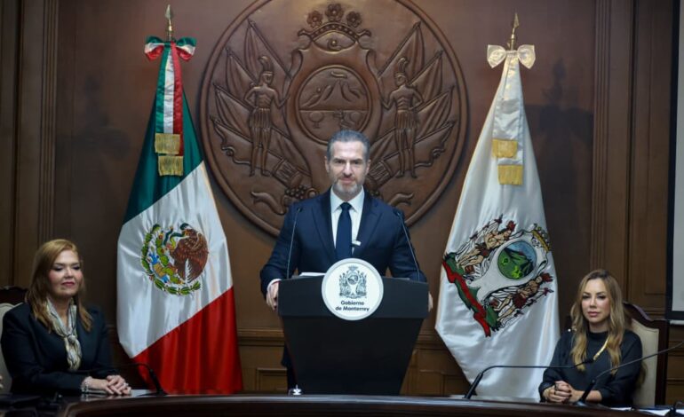 Presenta Adrián de la Garza resultados de dos años de gobierno al frente de Monterrey