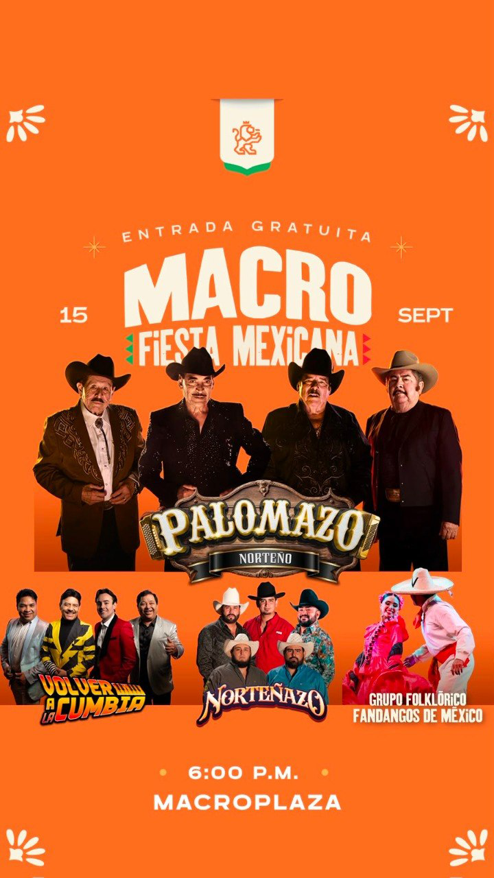 Invita Gobierno a la fiesta mexicana del Grito de Independencia en la Macroplaza