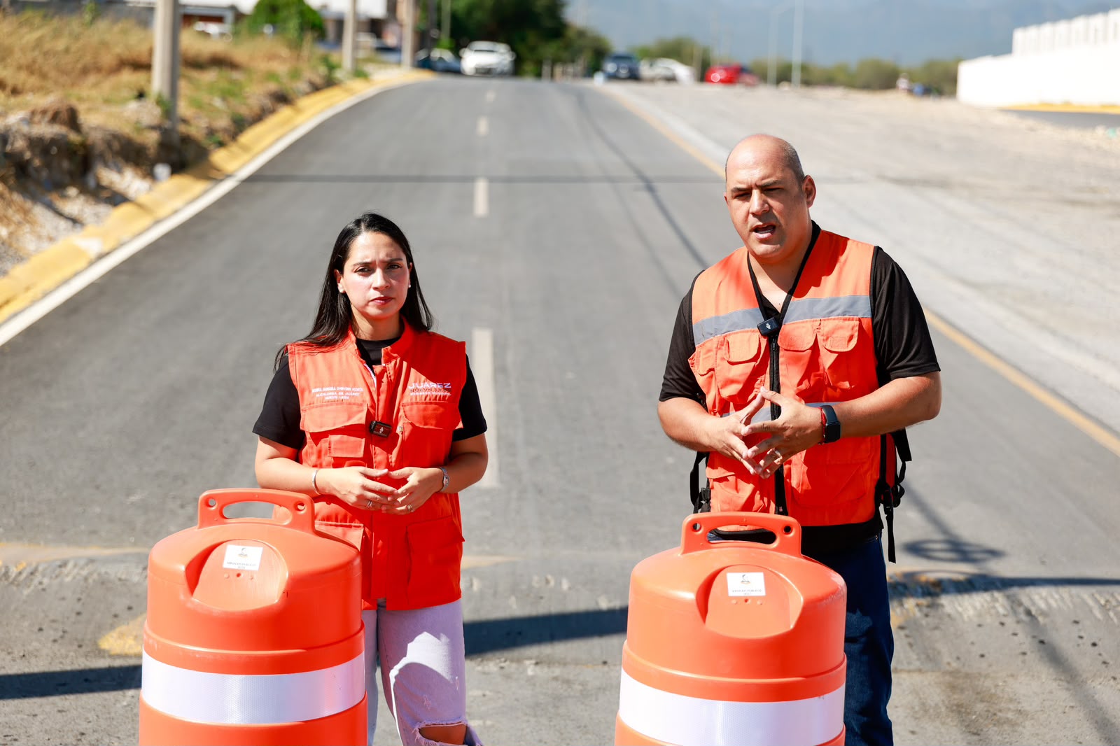 Entrega Gobierno de Juárez obra de pavimentación en Antiguo Camino a San Roque