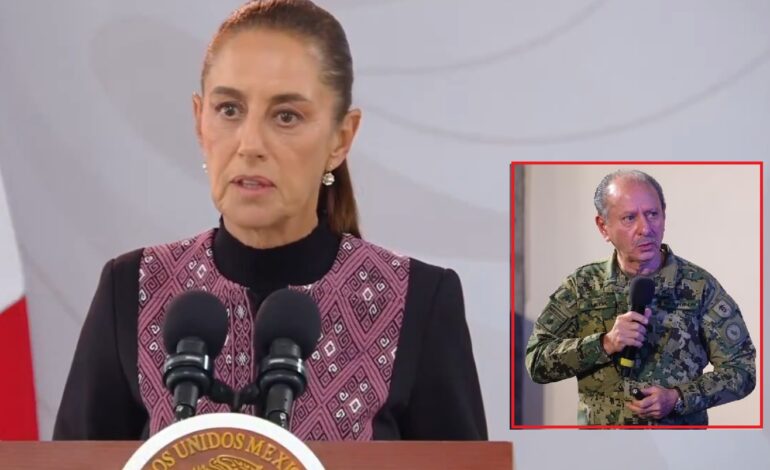 El ex secretario de Marina “no está escondido” ni tiene delito en contra: Sheinbaum,