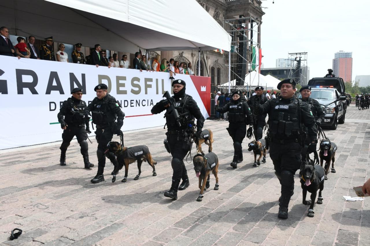 Participa Monterrey con 300 elementos en desfile de Independencia
