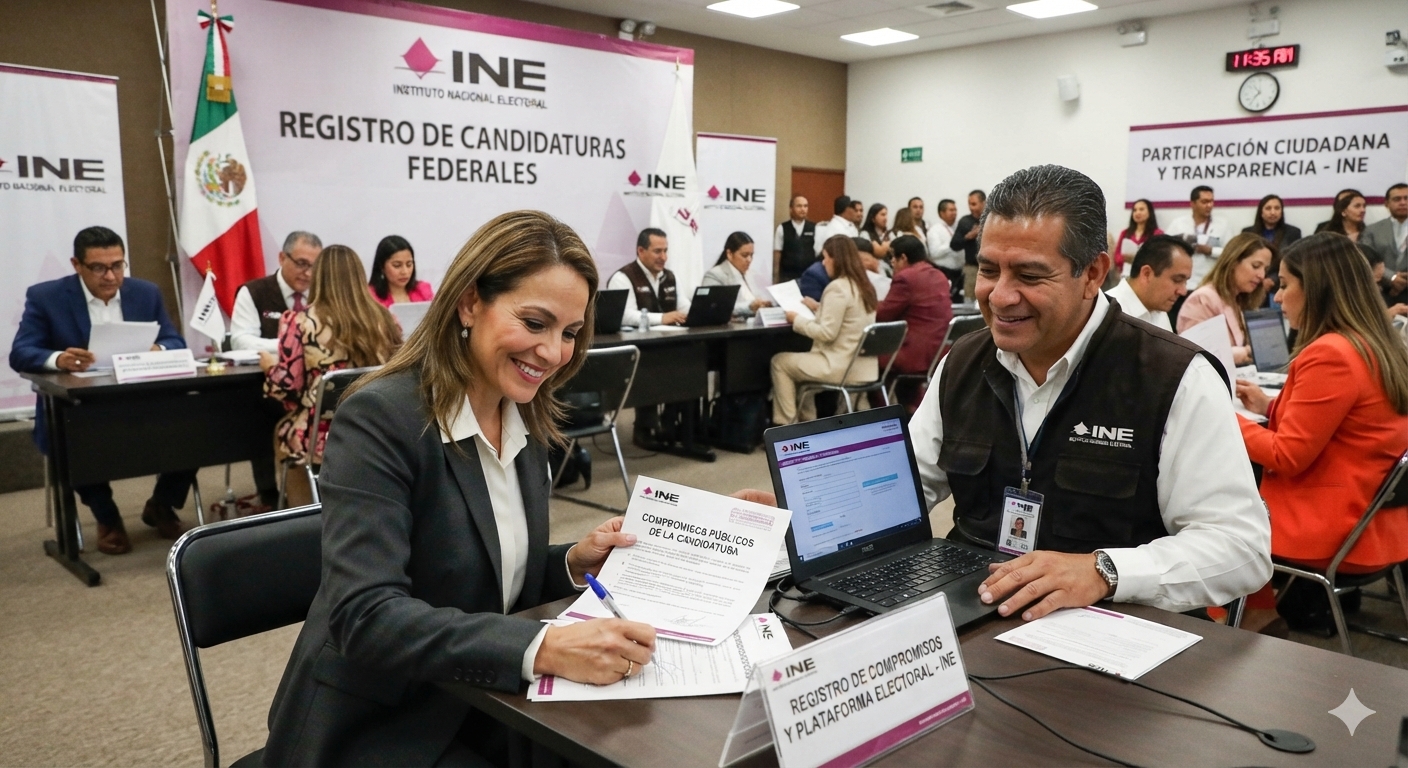 Proponen que personas candidatas a elección popular registren sus compromisos en un padrón operado por el INE