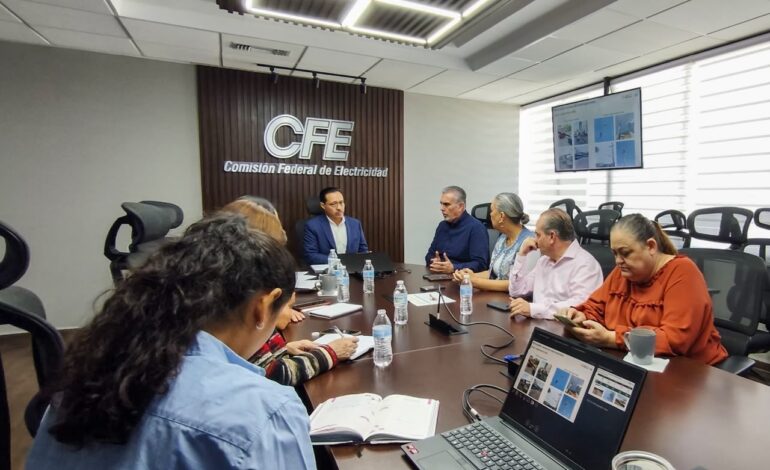 Estrechan coordinación la CFE y Gobierno de Monterrey