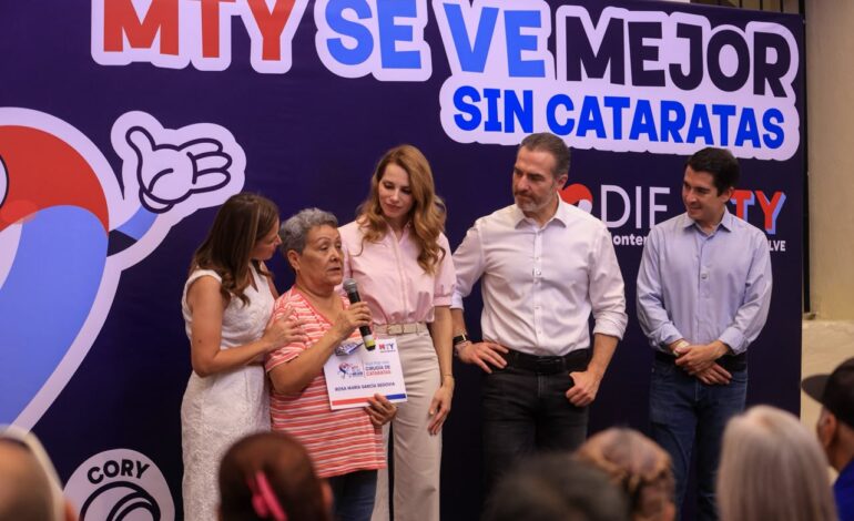 Amplía DIF Monterrey programa para cirugías de cataratas