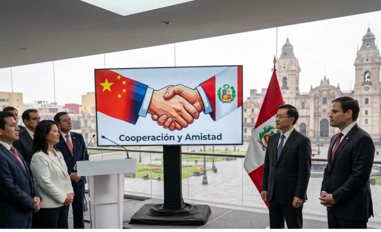 Desafia China la influencia de Estados Unidos en Perú y ofrece tecnología contra la delincuencia organizada