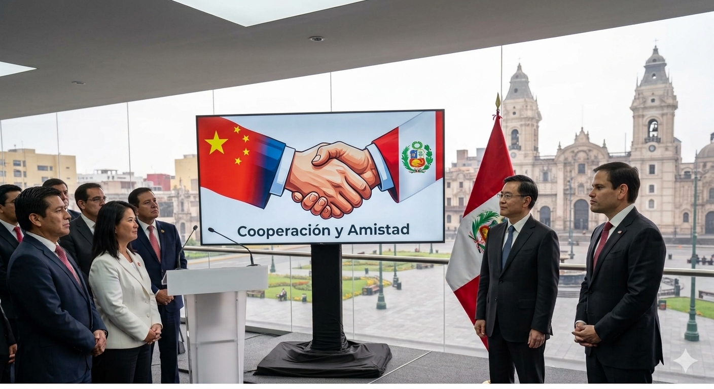 Desafia China la influencia de Estados Unidos en Perú y ofrece tecnología contra la delincuencia organizada