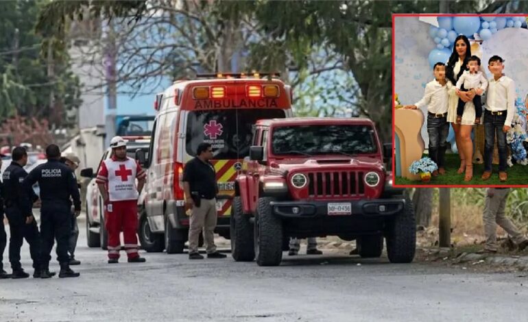 Hallan sin vida a cinco integrantes de una familia en Montemorelos