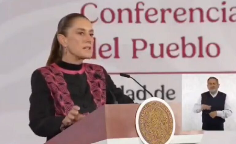 Acusa Sheinbaum a EU de buscar dividir al Gabinete de Seguridad