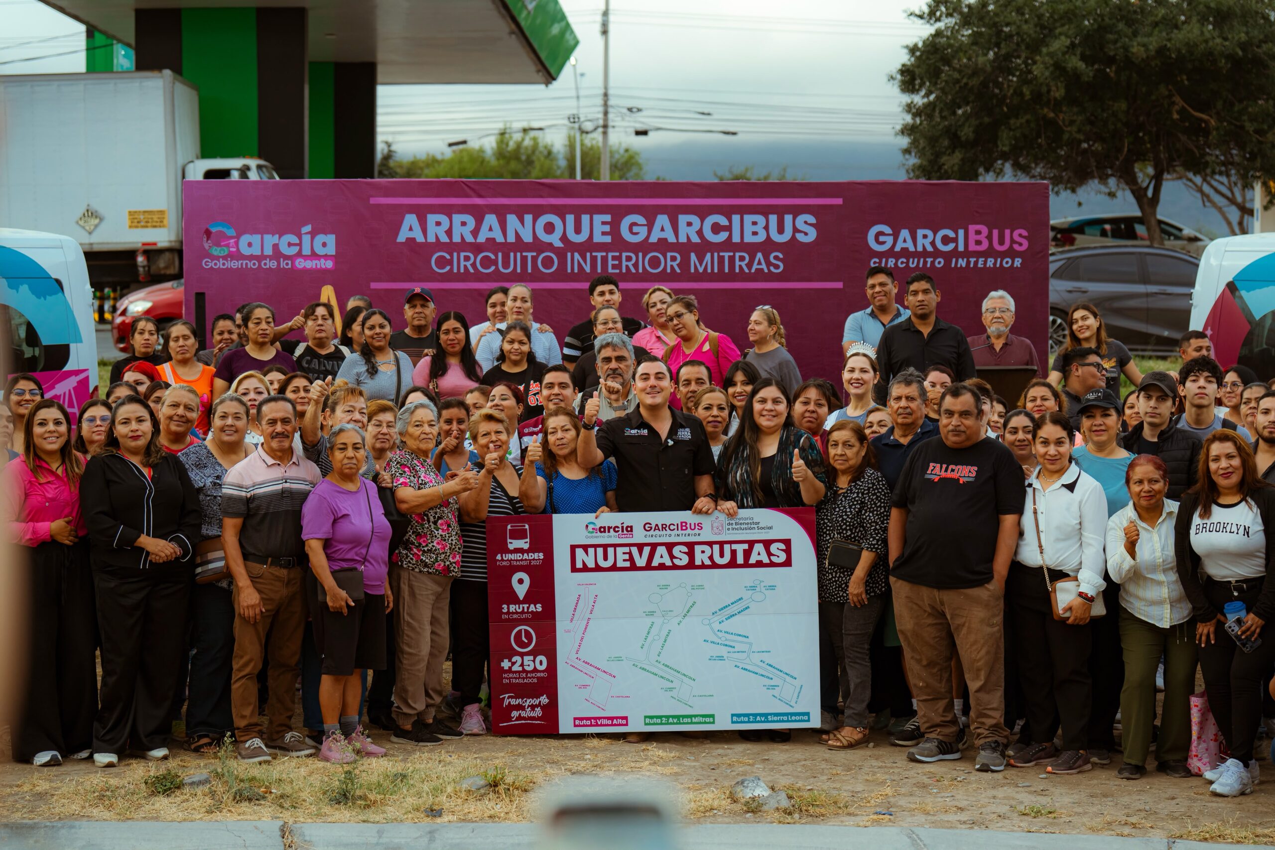 Lanza Garcibús Circuito Interior gratuito ahora para Mitras Poniente