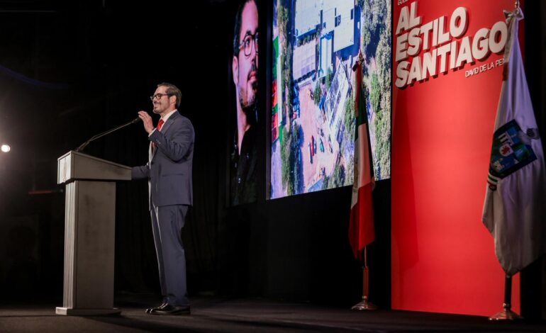 Destaca Alcalde de Santiago legados de su administración durante su Segundo Informe