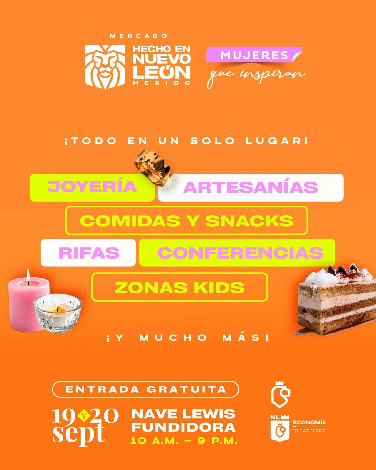 Prepara Estado segunda edición de Mercado Hecho en NL: ‘Mujeres que Inspiran'»