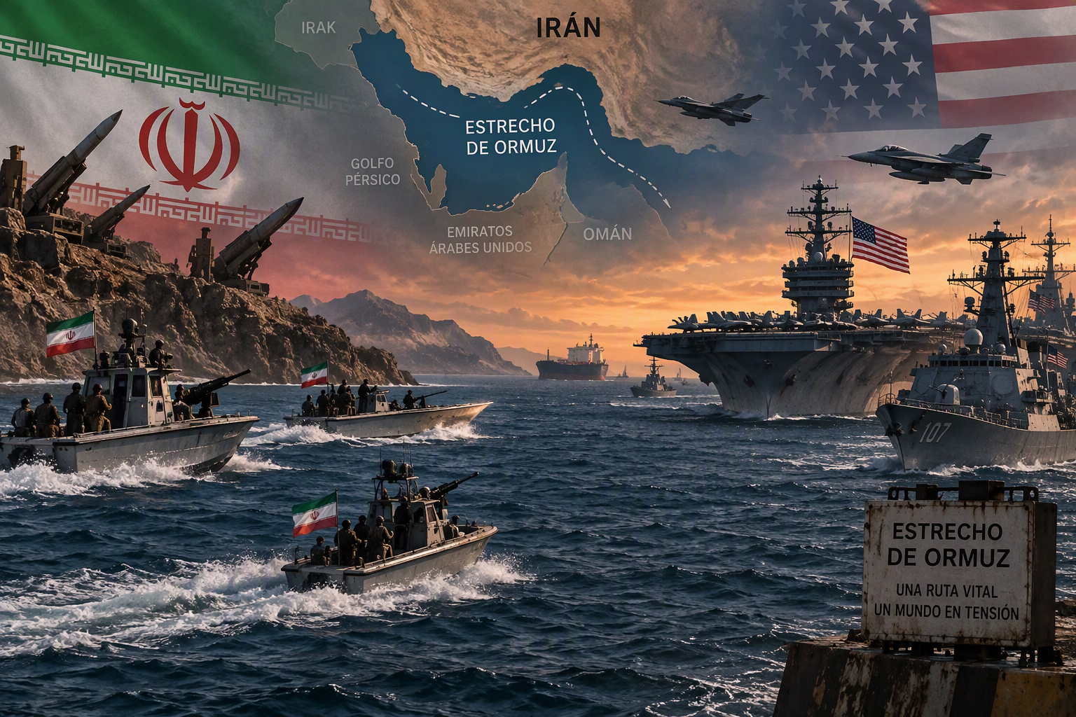 Propone Irán a Estados Unidos un plan para reabrir el estrecho de Ormuz en siete días