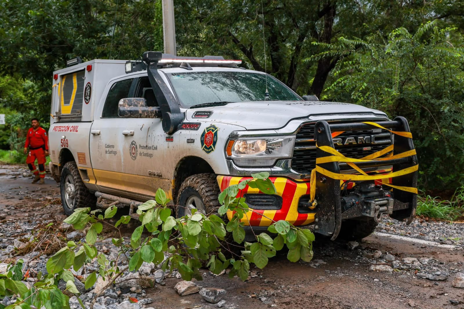 Refuerza Protección Civil de Santiago, acciones preventivas ante lluvias