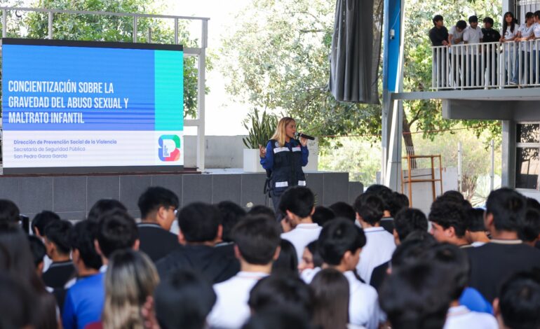 Refuerza San Pedro en escuelas la prevención del abuso y el maltrato infantil