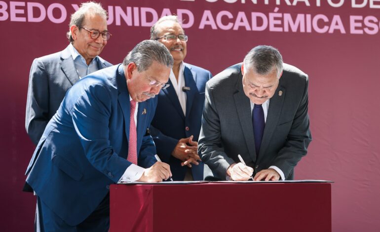 Formaliza UANL y Escobedo en proyecto de hospital y unidad académica