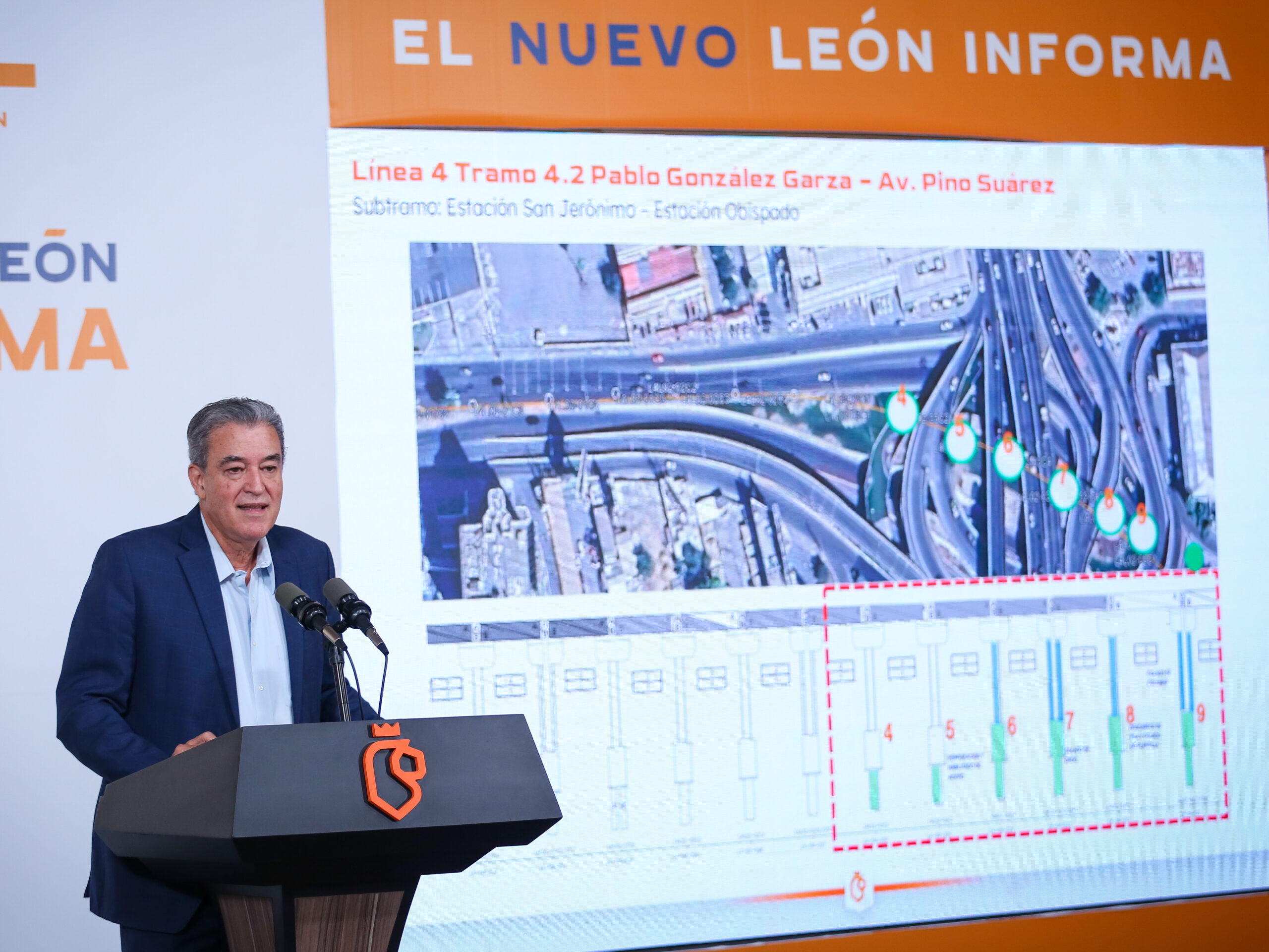 Descarta Estado cierres viales en Gonzalitos por obras de L4 del Metro