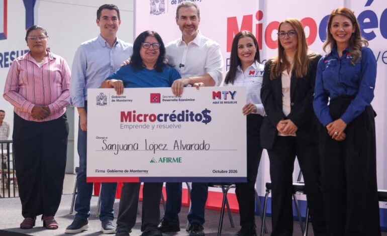 Impulsa Adrián de la Garza el emprendimiento con más de 54 millones de pesos en microcréditos