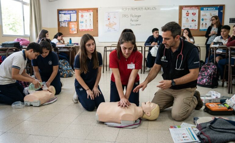 Impulsan enseñanza obligatoria de primeros auxilios y RCP en escuelas de México