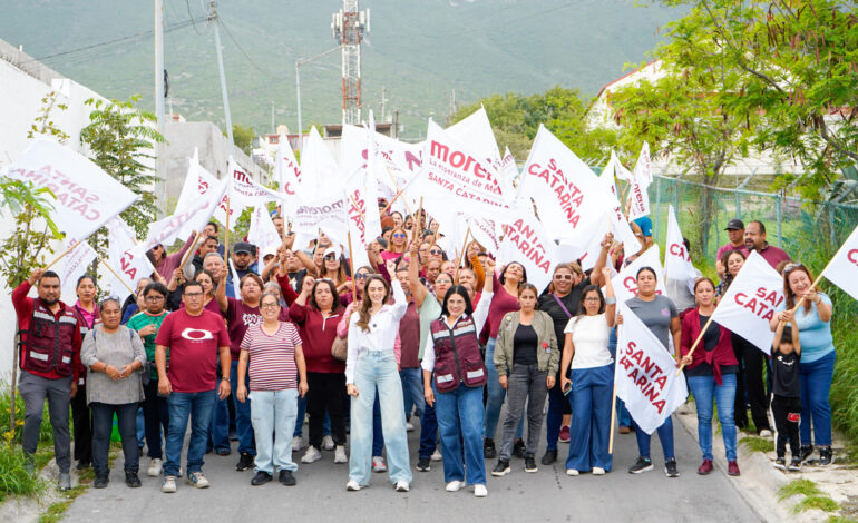 Avanza Liz Galicia con recorridos hacia simpatizantes y militancia de la 4T