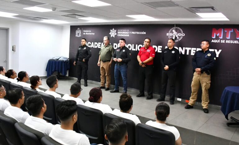 Avanza estrategia Escudo con nueva generación de cadetes en Monterrey