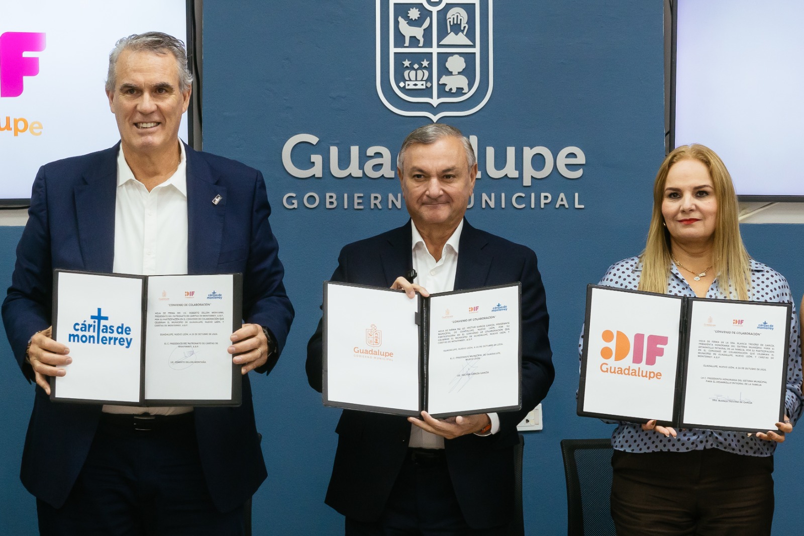 Guadalupe y Caritas hacen sinergia para beneficiar a familias