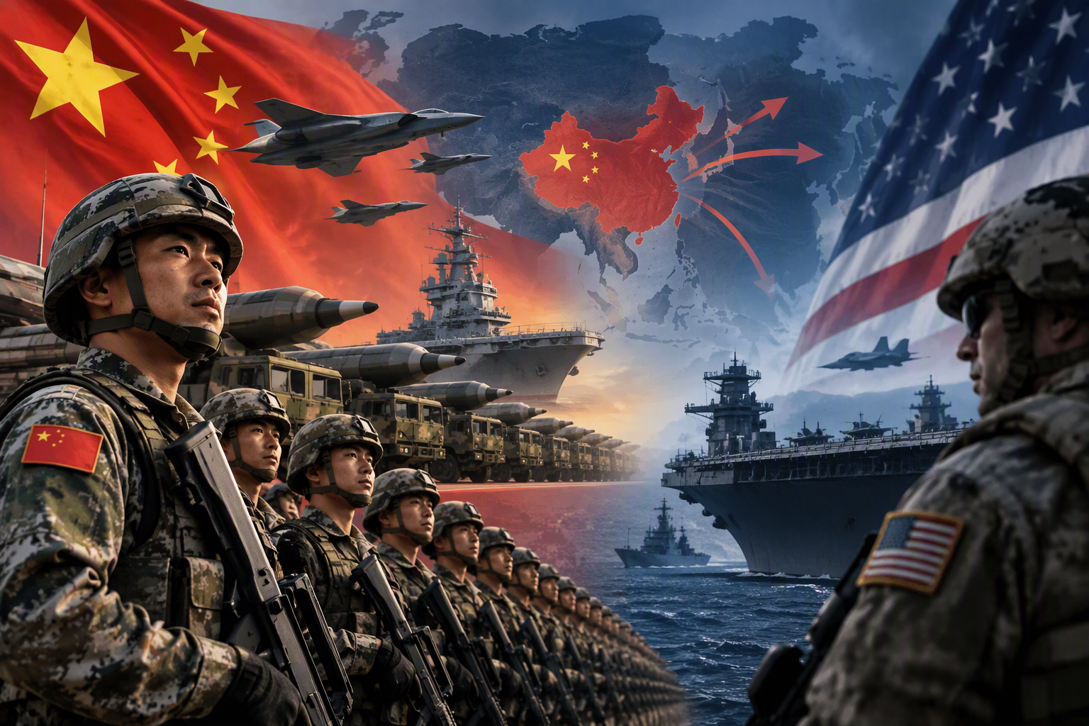 China desafía la hegemonía militar de Estados Unidos con una transformación histórica de sus Fuerzas Armadas