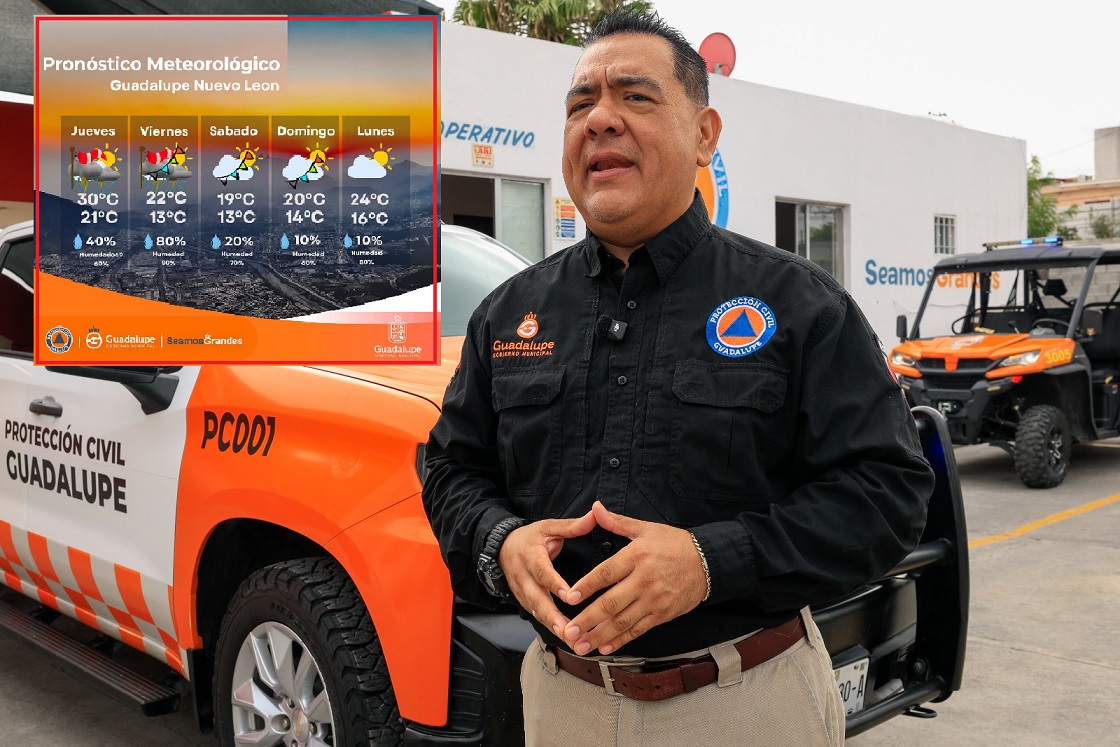 PC Guadalupe vigiará avance del frente frío No.2: Se esperan lluvias y baja temperatura
