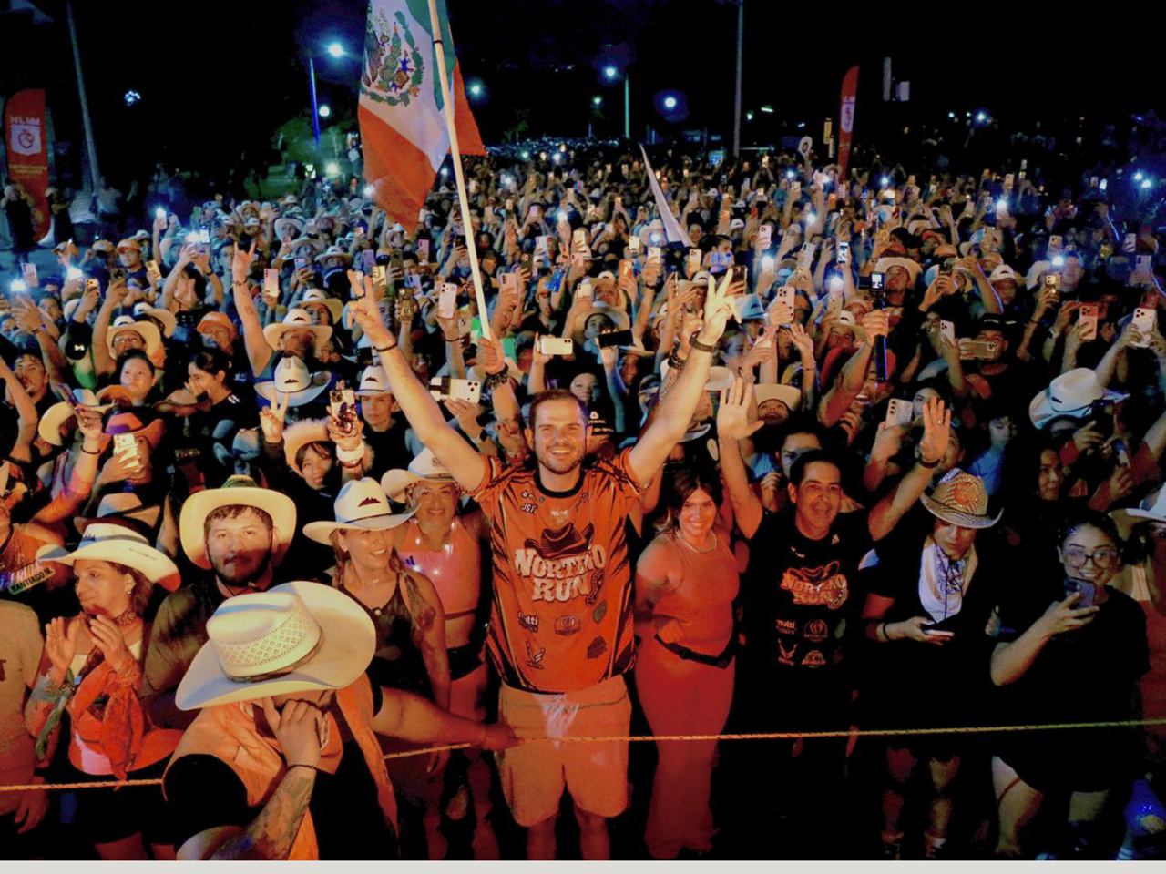 Corren más de 8 mil al ritmo de la música norteña