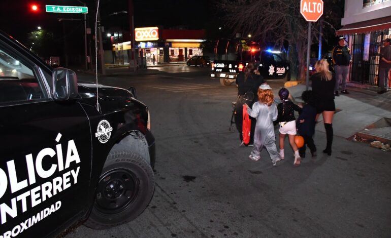 Policía de Monterrey realizará operativo en colonias por Halloween