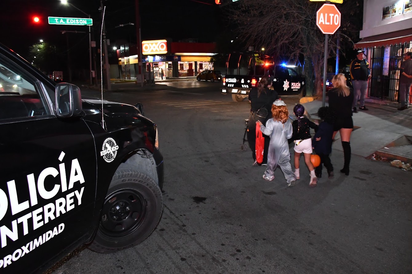 Policía de Monterrey realizará operativo en colonias por Halloween