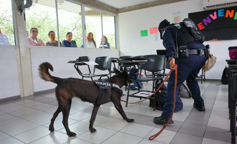 Refuerza San Pedro prevención con Operativo Escuela Segura