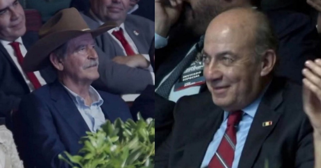 Acusa Sheinbaum que Calderón y Fox de participar en campaña opositora
