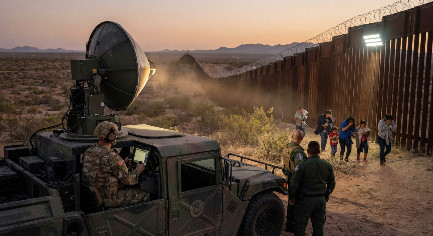 Pentágono autoriza pruebas de arma de calor para operaciones migratorias en la frontera con México