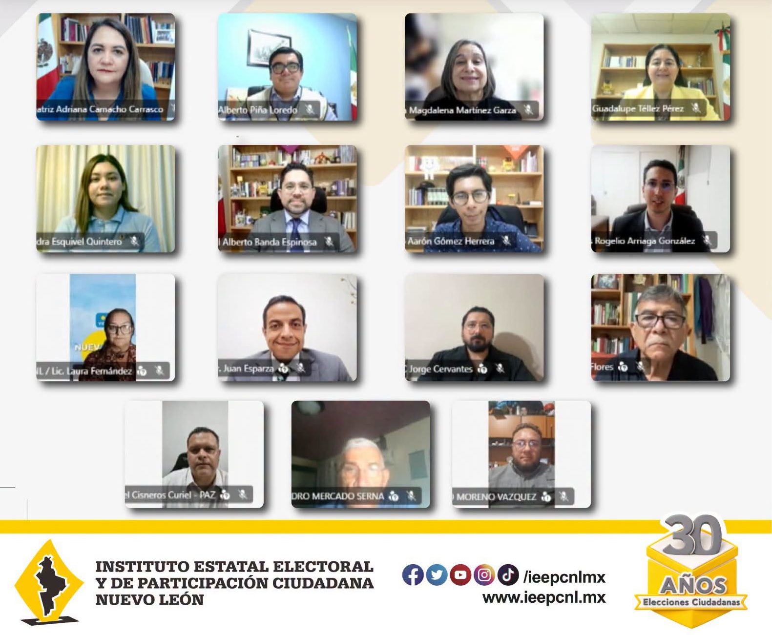 Aprueba IEEPCNL Calendario Electoral 2026-2027